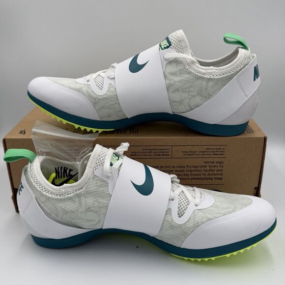 Nike Zoom Pole Vault PV Elite White Spikes Track Shoes Men\'s 11.5 NEW FZ9649-100 main image 12